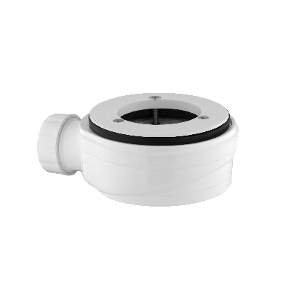 PILETTA SIFONATA LUX RIBASSATA 3 VITI UNIV. PER PIATTI DOCCIA STONE- Diam. 90 Flangia acciaio inox- DH- pezzi 1