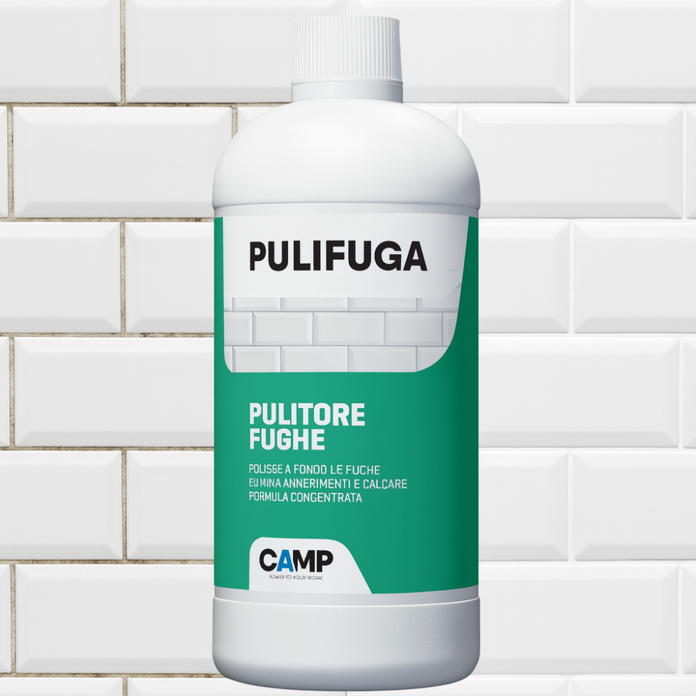 Pulifuga detergente concentrato per fughe e pavimenti 1 litro 3 pezzi