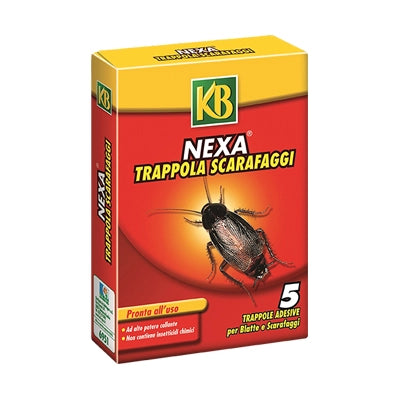 TRAPPOLA NEXA SCARAFAGGI KB - CF=PZ 5- 12 confezioni