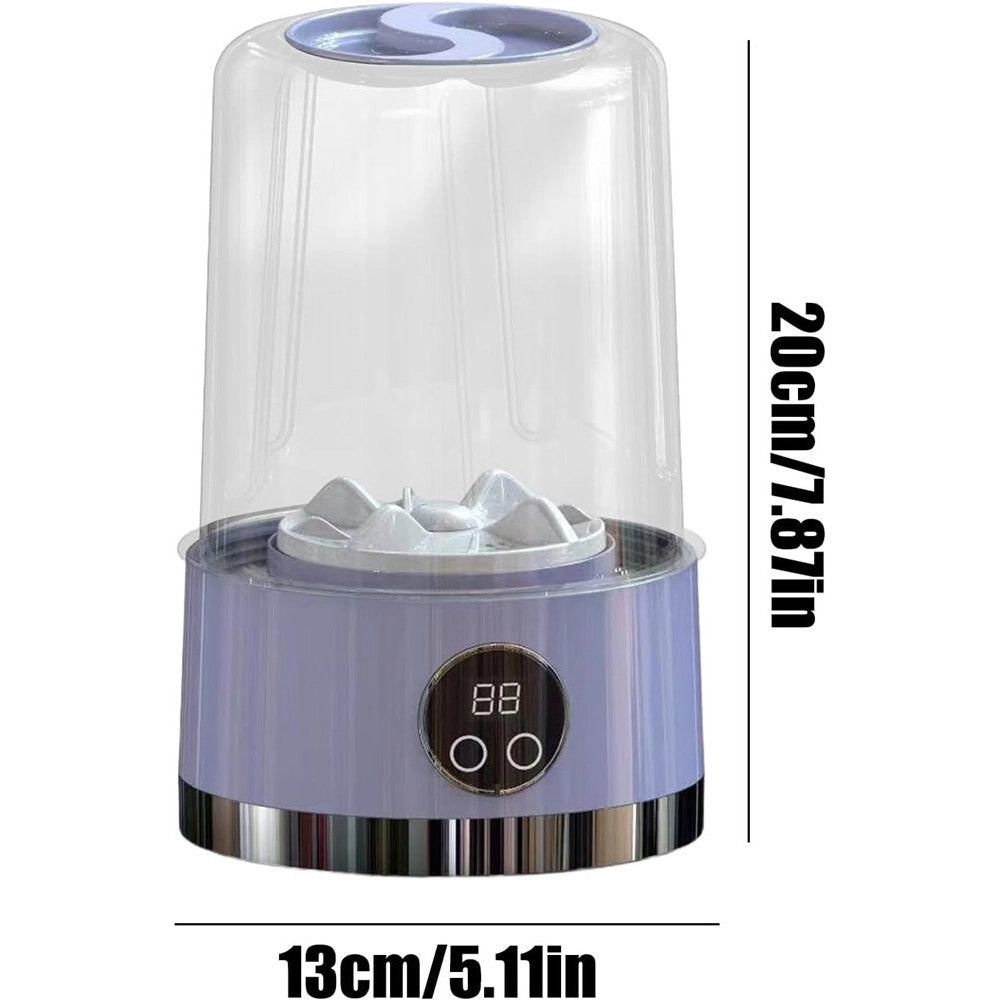 Trade Shop - Lavatrice Portatile Pulizia Mutande Silenziosa Wireless Per Dormitori Campeggio Viaggio -