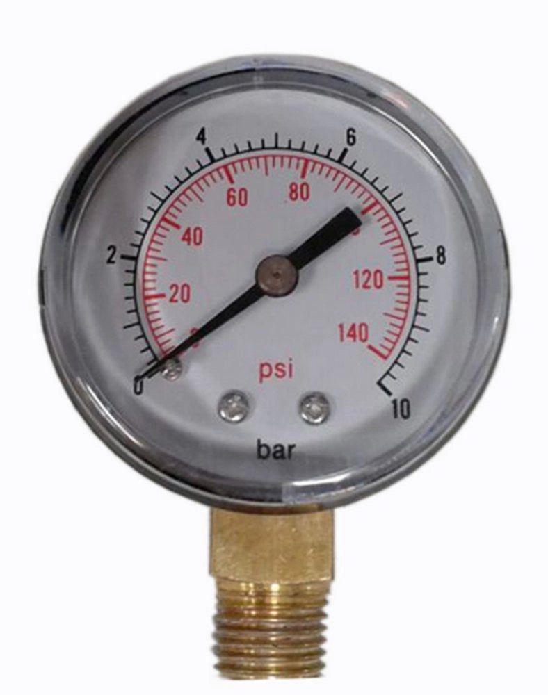 1pz manometro radiale 50 mm 1/4 per autoclave cod:ferx.8957