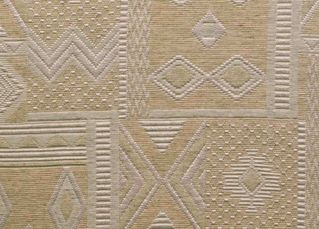 Copritavolo Salotto/Cucina Jacquard Modello Mexico Made In Italy - 140x140 - Beige