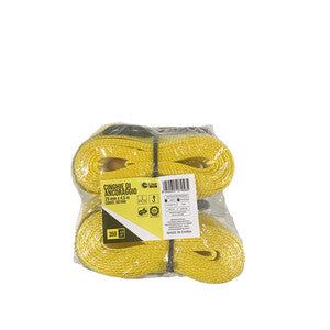 C SET  2/CINGHIE ANCORAGGIO CRICCHETTO 25MM 4.5MTS- 1,0 pz