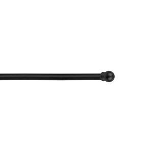 BASTONE METALLO D 20/17 120/210CM PALLA NERO- 6,0 pz