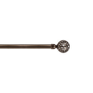BASTONE METALLO D 20/17 120/210CM RICAMO BRONZO- 6,0 pz