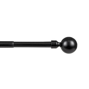 BASTONE METALLO D 19/16 120/210CM BOCCIA NERO- 6,0 pz