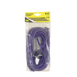 C SET 2 FUNI ELASTICHE D.8 C/2 GANCI FE 200 VIOLA- 1,0 pz