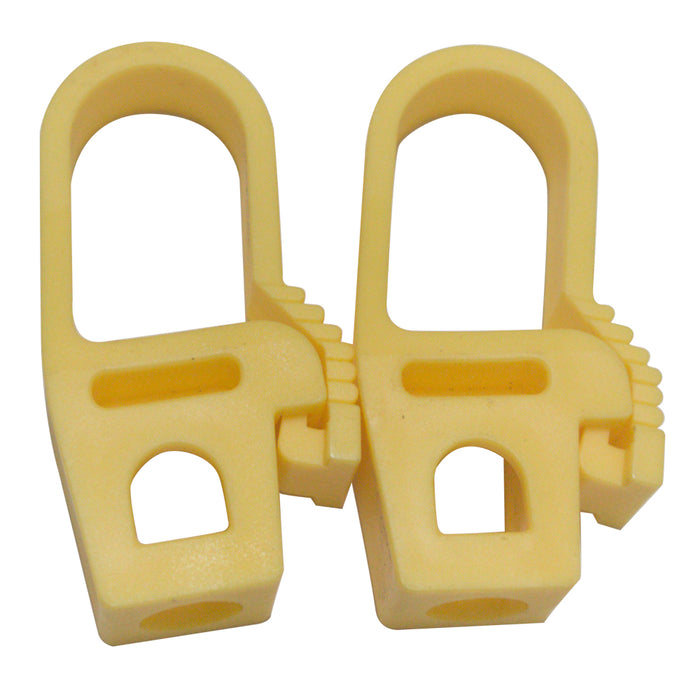 GANCIO IN PLASTICA mm. 59x29  - UNIKO