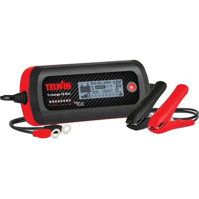 CARICABATTERIA T-CHARGE 12 EVO NEW TELWIN - VOLT 6/12 + LITIO AH 2/70
