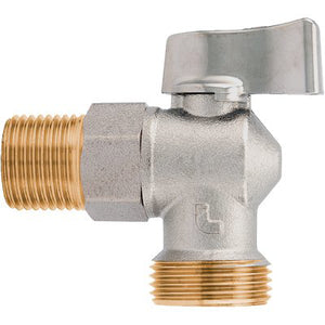 RUBINETTO A SFERA X LAVATRICE 392 ITAP - OTTONE CROMATO 1/2MX3/4M