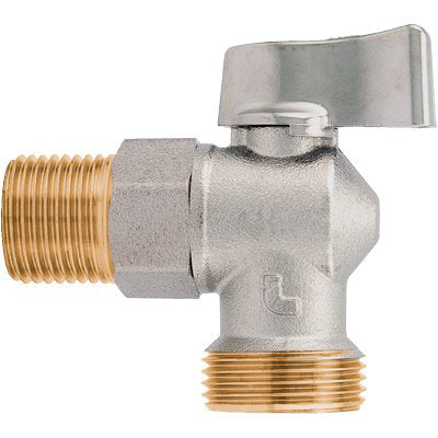 RUBINETTO A SFERA X LAVATRICE 392 ITAP - OTTONE CROMATO 1/2MX3/4M