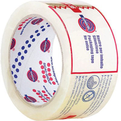 NASTRO IMBALLO TRASPARENTE SILENT PP36TB EUROCEL - PPL MM 50 ML 66- 36 pezzi