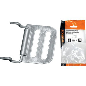 MENSOLINA REGGIPIANO A INFILARE SELF WORKIT - PERNO ACC PVC TRASP D.MM 5 CF=PZ 18- 5 confezioni