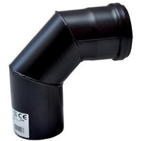 C CURVA A 90 P/STUFA A PELLET D 10 CM- 1,0 pz