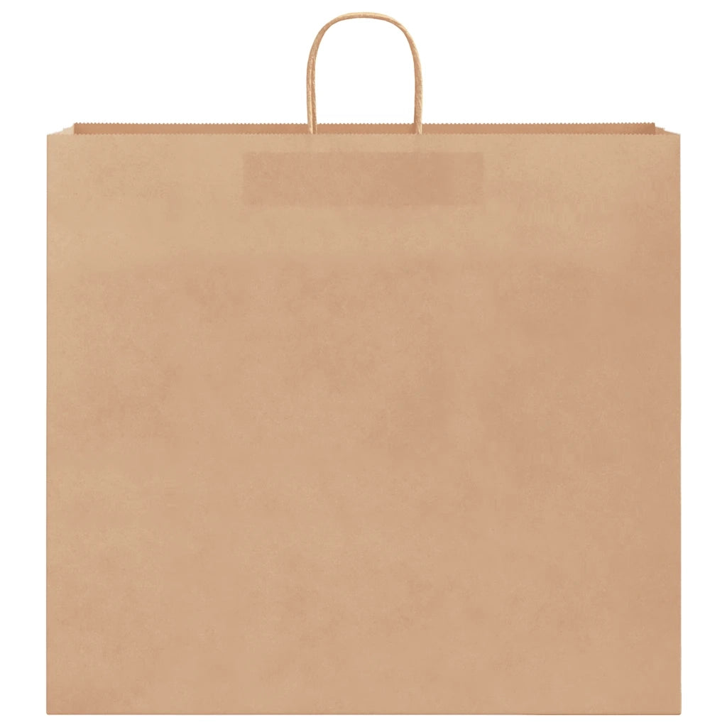 Sacchetti di Carta 250 pz con Manici Marrone 54x15x49 cm CFW7468112