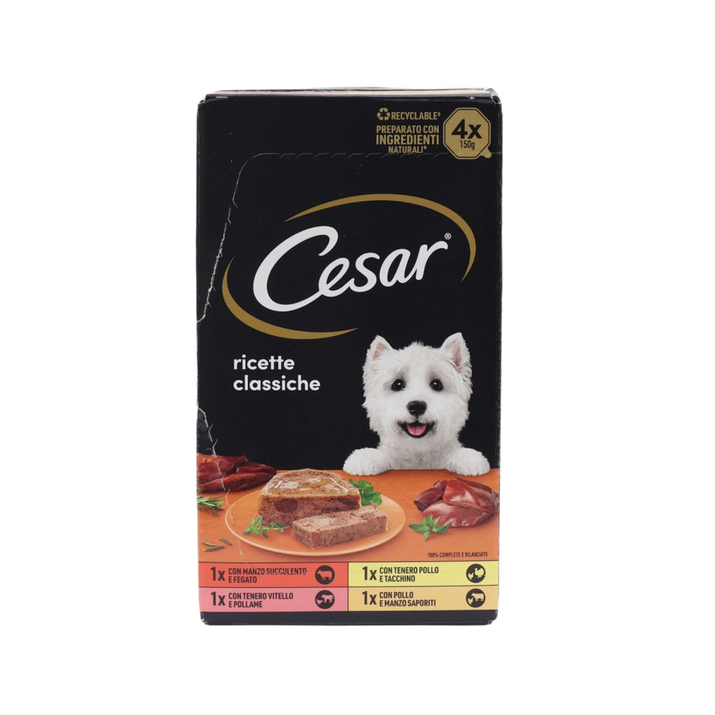 SET 6 CONFEZION CESAR VASCHETTE  MULTIPACK RICETTE CLASSICHE 4X150 GR
