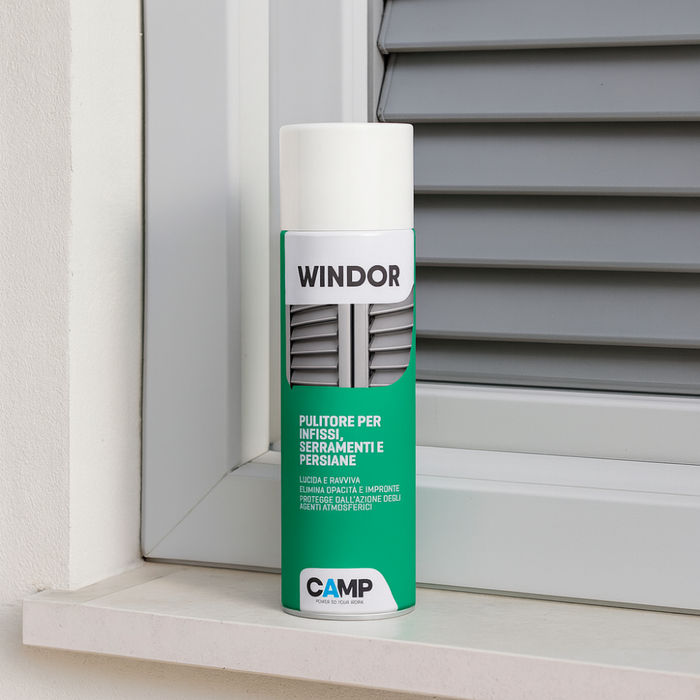 Windor spray lucida e ravviva infissi e serramenti 500 ml 3 pezzi