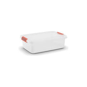 KIS K Latch Box Armadietto portaoggetti Rettangolare Arancione, Trasparente
