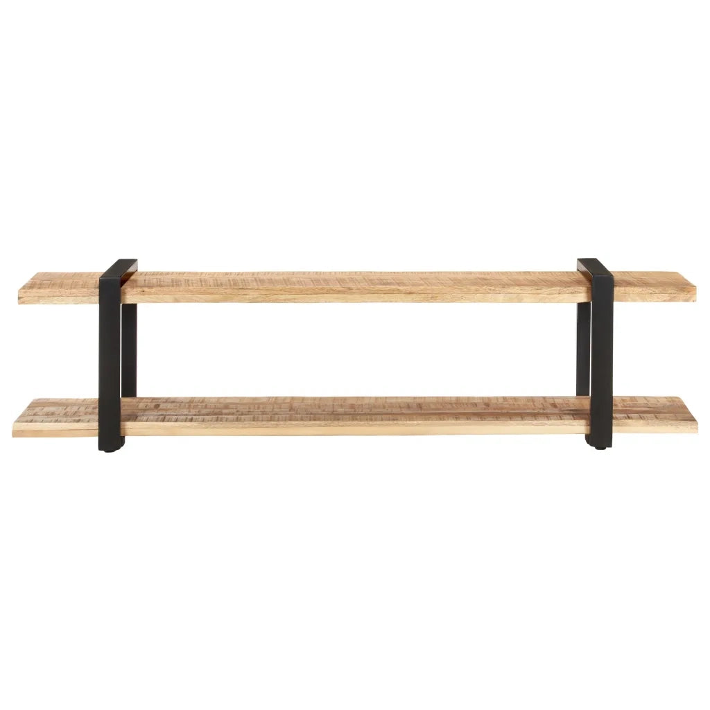 Mobile Porta TV 160x40x40 cm in Legno Massello di Mango Grezzo 320497