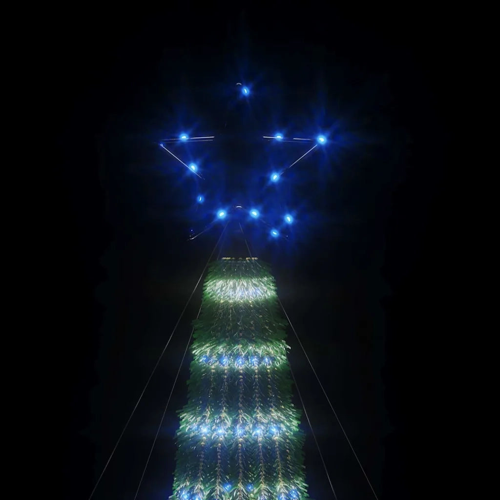 Albero di Natale a LED 275 LED Blu 180 cm 358066