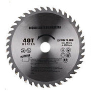 Trade Shop - Disco Taglio Legno Smerigliatrice Angolare Circolare Sega 180x25.4 Mm 40 Denti -