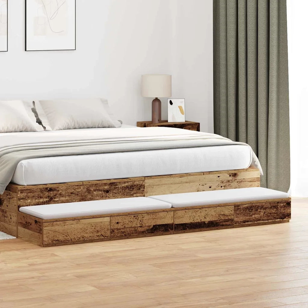 Cassetti per letto Legno vecchio 180 x 36,5 x 16,5 cm 866985