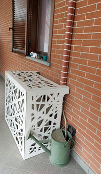 Copri Condizionatore 86x44x68 cm in Alluminio Glam M Bianco