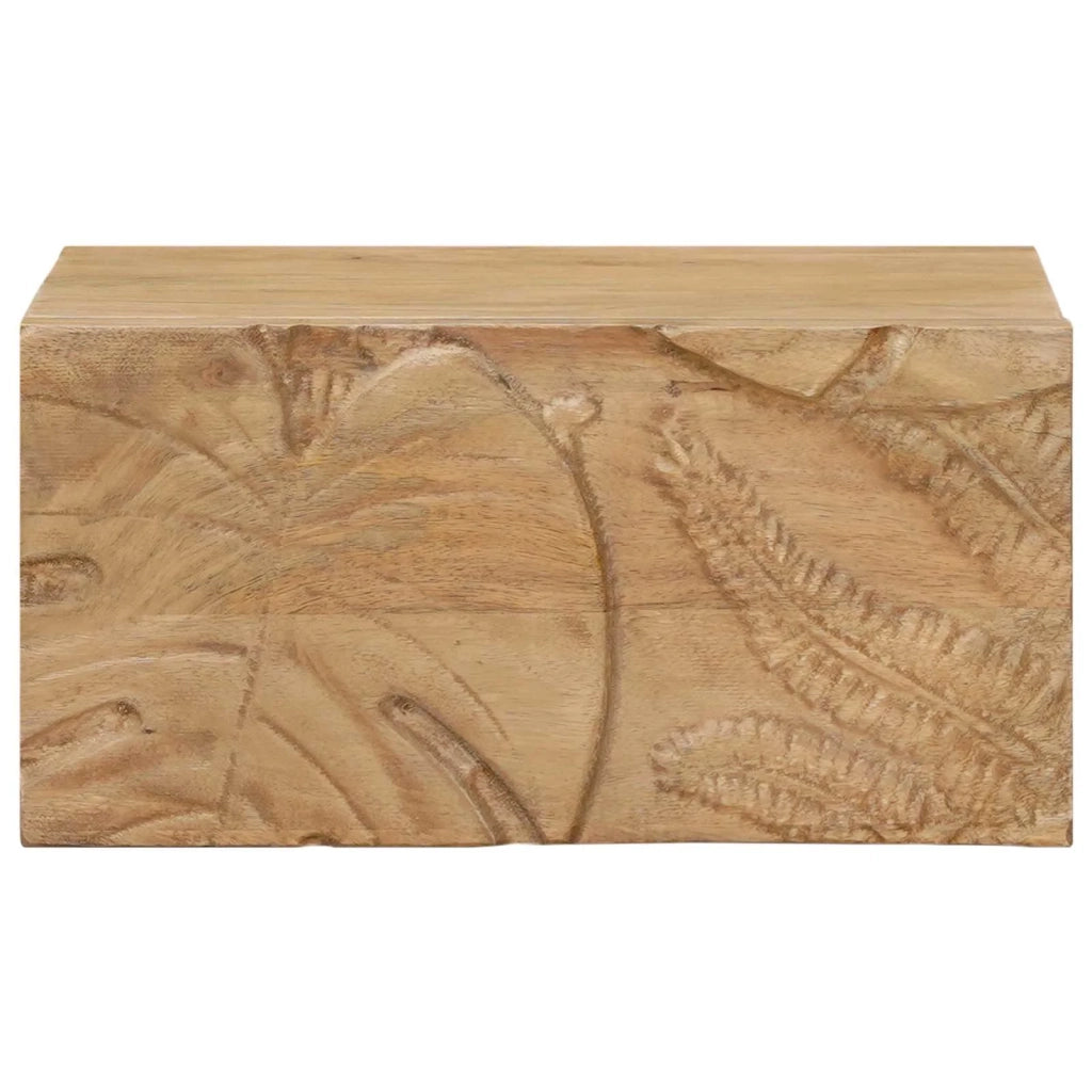 Comodino a muro fatto a mano Marrone Teak 40 x 30 x 20 cm 42020119