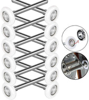 Garage porte rolli a gomma duraturo e silenzioso con 11 balestre, as 4", 12 pezzi, 6200ZZ, kogelgelagerde nylon