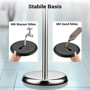 Espositore per poster, pubblicità, menù in A3, altezza regolabile 88-138 cm, supporto per presentazioni, stand, piedistallo in alluminio e acciaio