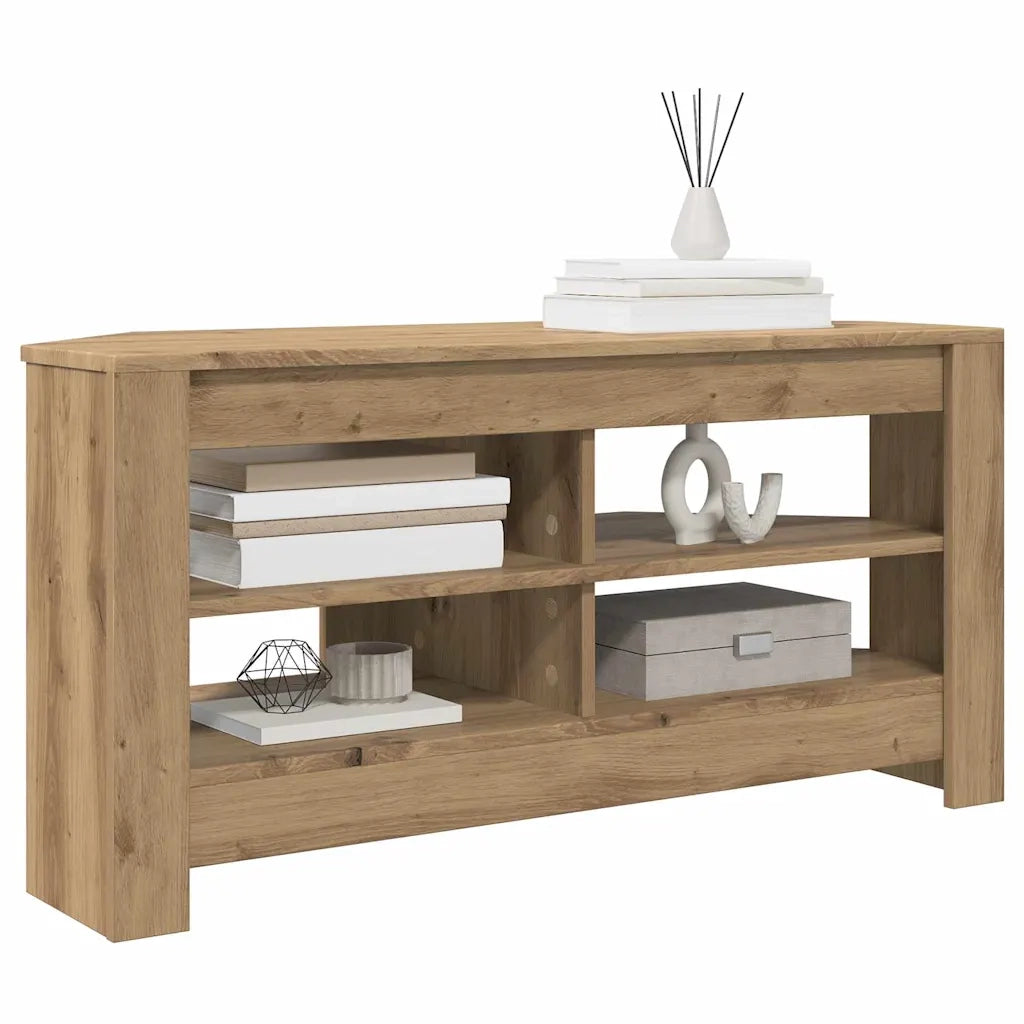 Mobile TV Angolare-Credenza per TV-Console TV Rovere artigianale 102 x 40,5 x 45 cm