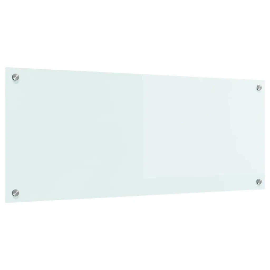 Rivestimento da Cucina-Paraschizzi per Cucina Bianco 100 x 40 cm vetro temperato