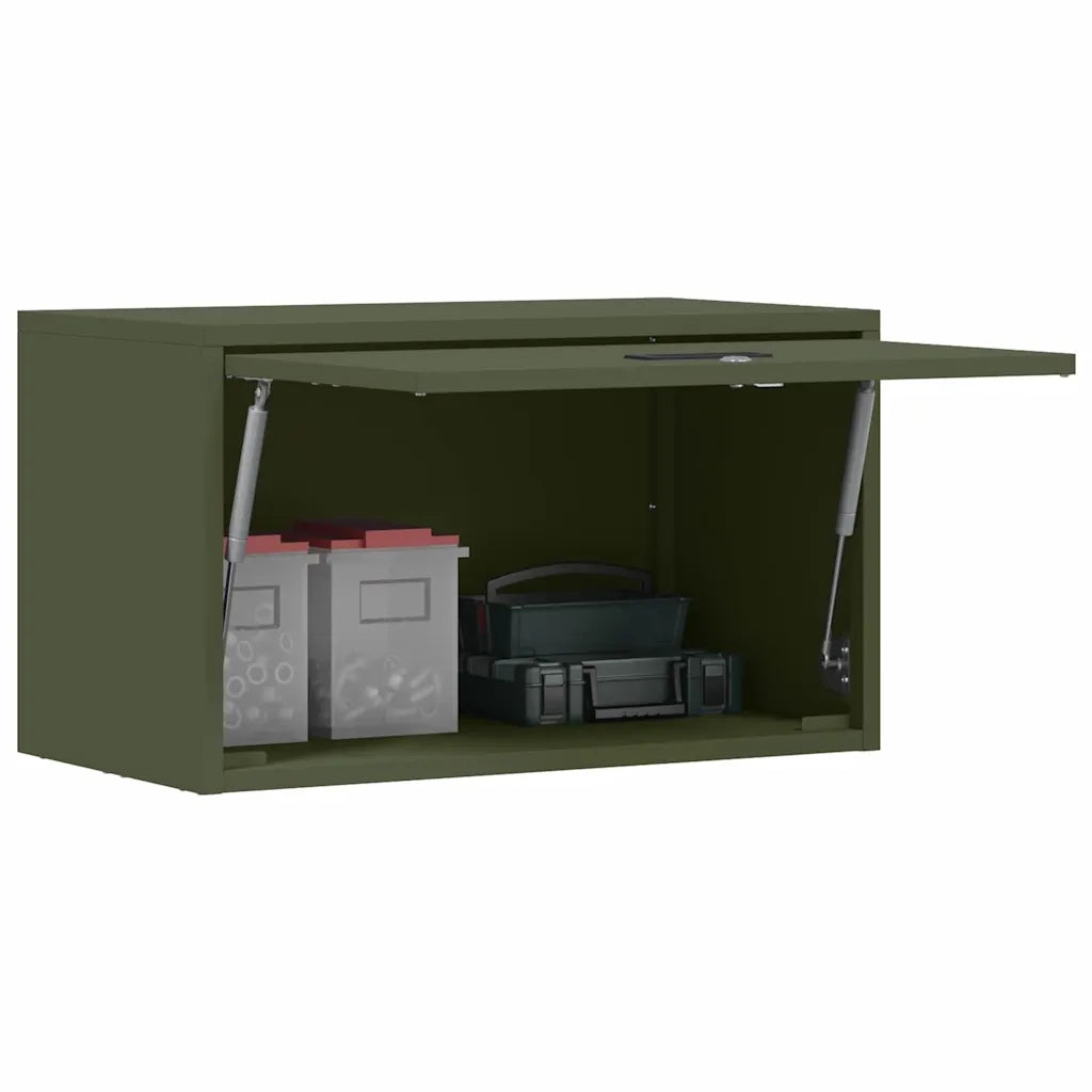Armadio a muro per garage Oliver verde 60 x 33 x 35 cm 883283