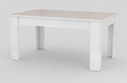 Tavolo Allungabile 90x140/190x75 cm Jesi Larice bianco