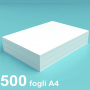 Trade Shop - Risma 500 Fogli Bianchi A4 Per Fotocopiatrice Stampante 80 Gr Carta Ultra Bianca -