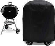 Barbecue Hoes - 70*70CM - Hoes per BBQ - Hoes universale - Rond - Ossidiana - UV resistente - Impermeabile - Resistente alle intemperie