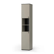 Vicco Armadio per il bagno Grigio 37 x 192 cm con 2 porte