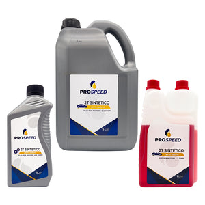 OLIO PER MISCELA 2T SINTETICO Lt. 5- 4 pezzi  - PROSPEED