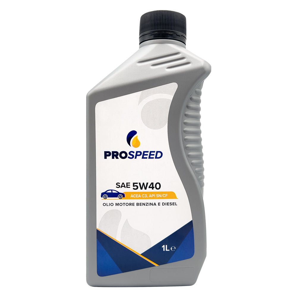 OLIO MOTORE SINTETICO PER AUTOVETTURE SAE 5W40 - lt. 1- 12 pezzi  - PROSPEED