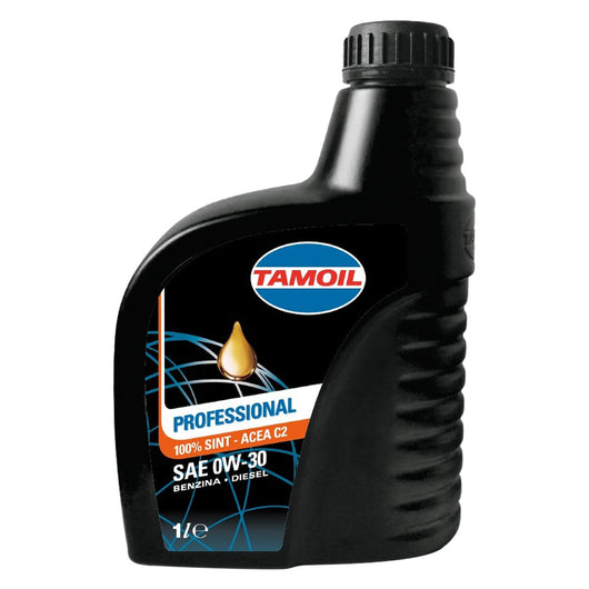 OLIO MOTORE PER BENZINA DIESEL 0W30 - 100% sint. ACEA C2 lt. 1- 12 blister  - TAMOIL