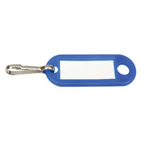TARGHETTA PORTACHIAVI con moschettone cf. 100 pz  - Senza Marca