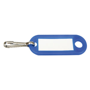 TARGHETTA PORTACHIAVI con moschettone cf. 100 pz  - Senza Marca