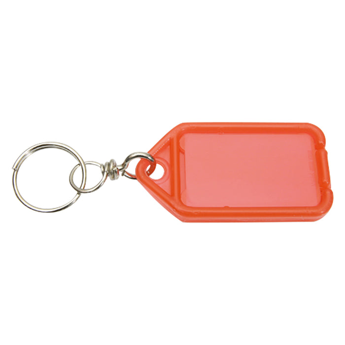 TARGHETTA PORTACHIAVI CON SEGNANOME mm. 50x30 con givolare cf. 100 pz  - Senza Marca