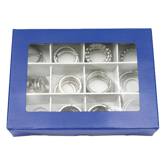 ANELLO PORTACHIAVI cf. 72 pz - scatola varie rifiniture  - Senza Marca