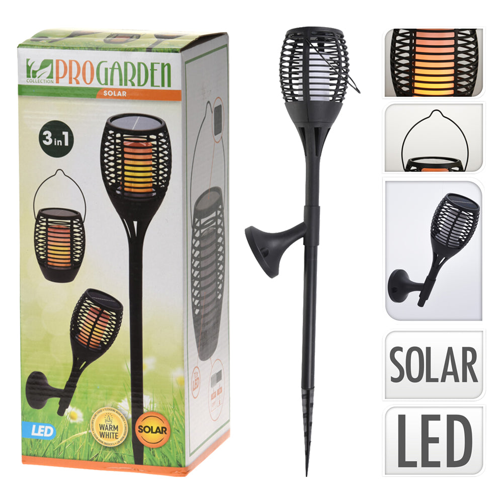 LAMPADA A ENERGIA SOLARE cm 12 x h.62  - Senza Marca