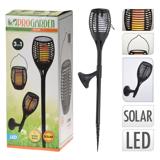 LAMPADA A ENERGIA SOLARE cm 12 x h.62  - Senza Marca