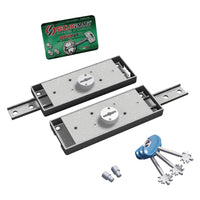 SERRATURA LATERALE IN COPPIA PER SERRANDA '2235' catenaccio diritto  - SECUREMME