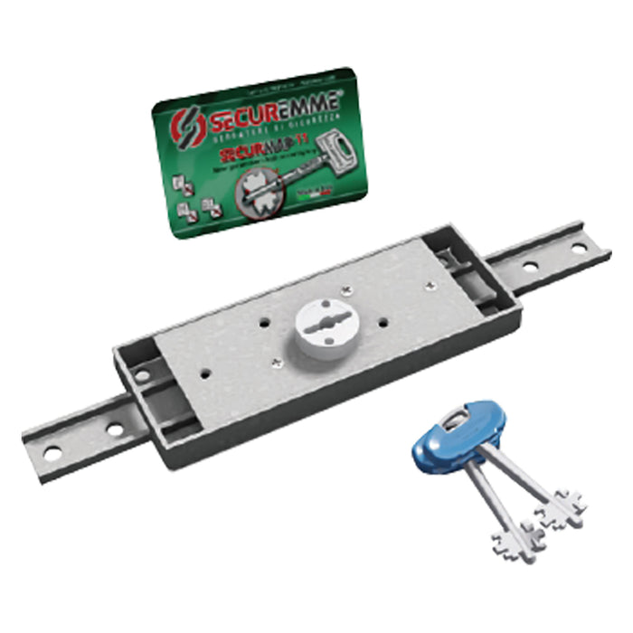 SERRATURA CENTRALE PER SERRANDA '2205' catenaccio diritto  - SECUREMME