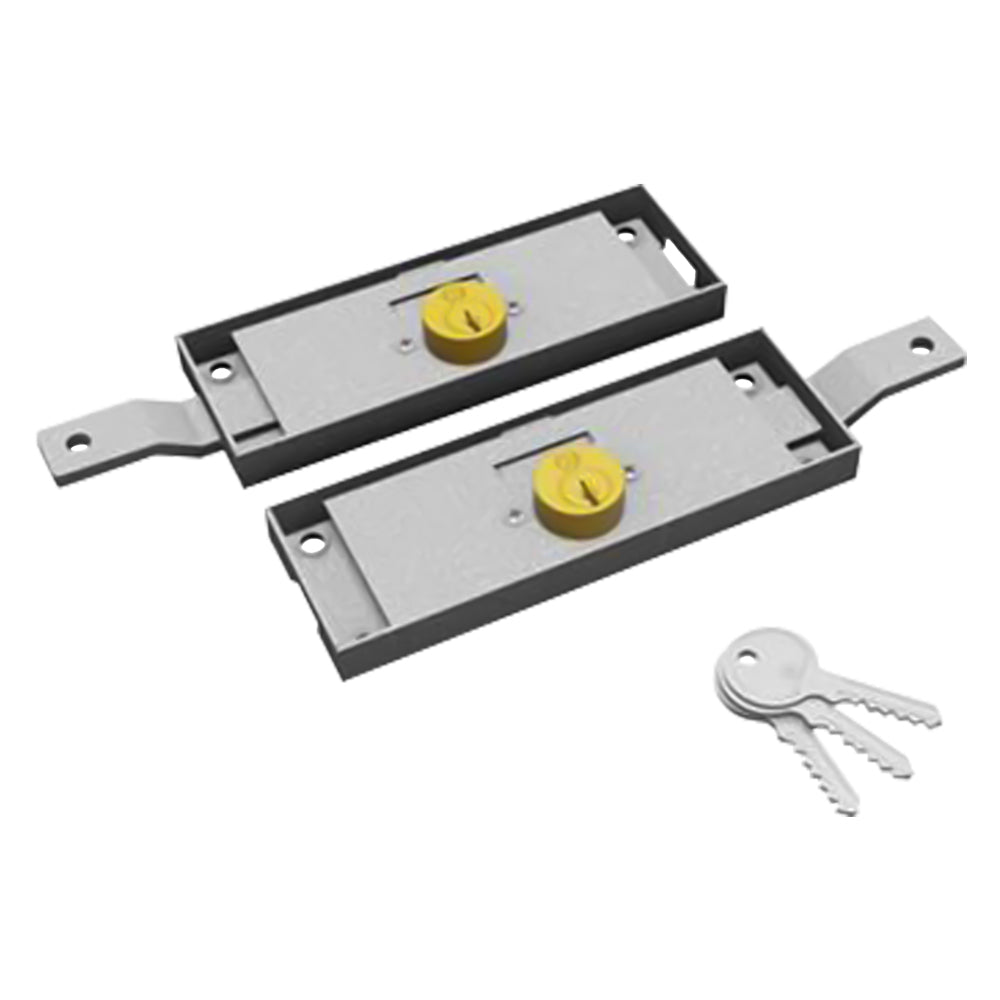 SERRATURA LATERALE PER SERRANDA '2285' catenaccio movimentato da chiave  - SECUREMME