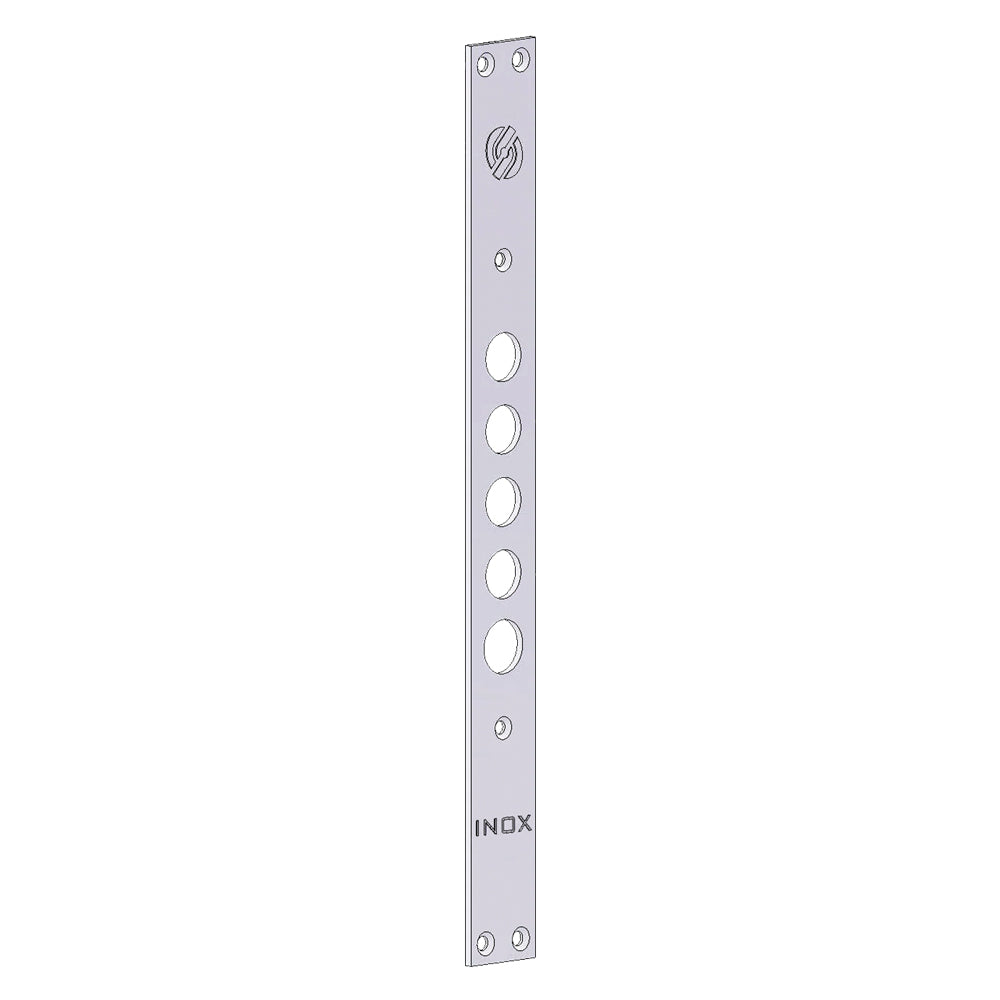 FRONTALE PER SERRATURE PORTE BLINDATE interasse mm 37 - 4 fori  - SECUREMME